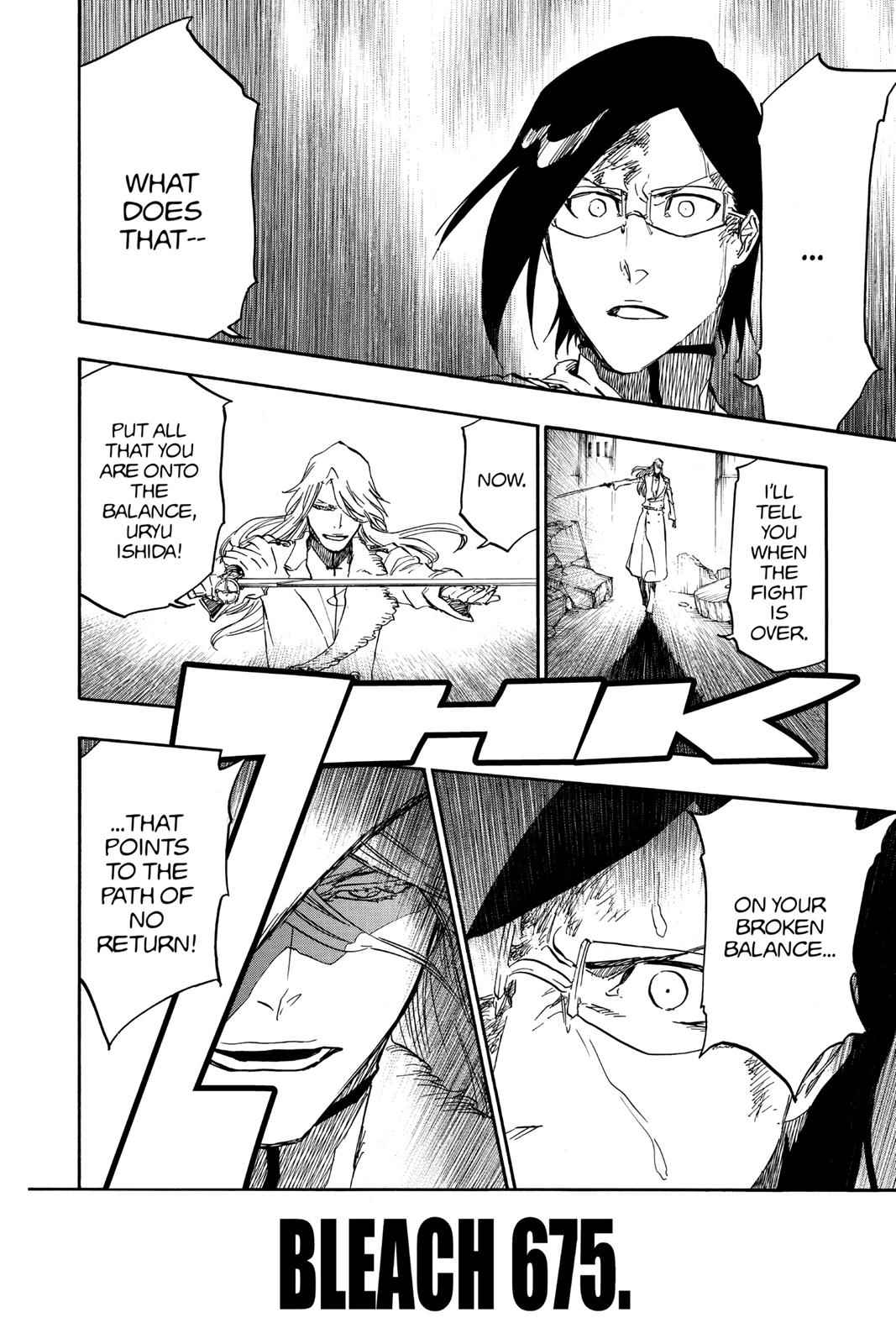 Bleach Chap 675 - Next Chap 676
