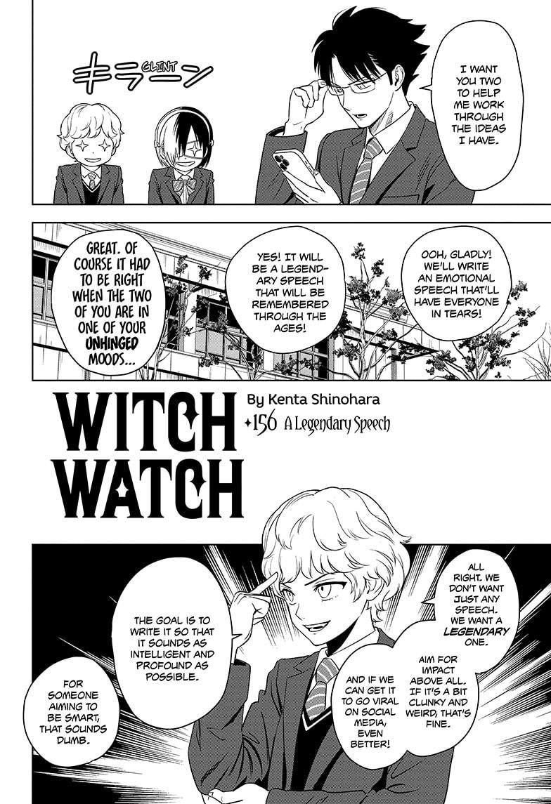 WITCH WATCH Chap 156 - Next Chap 157