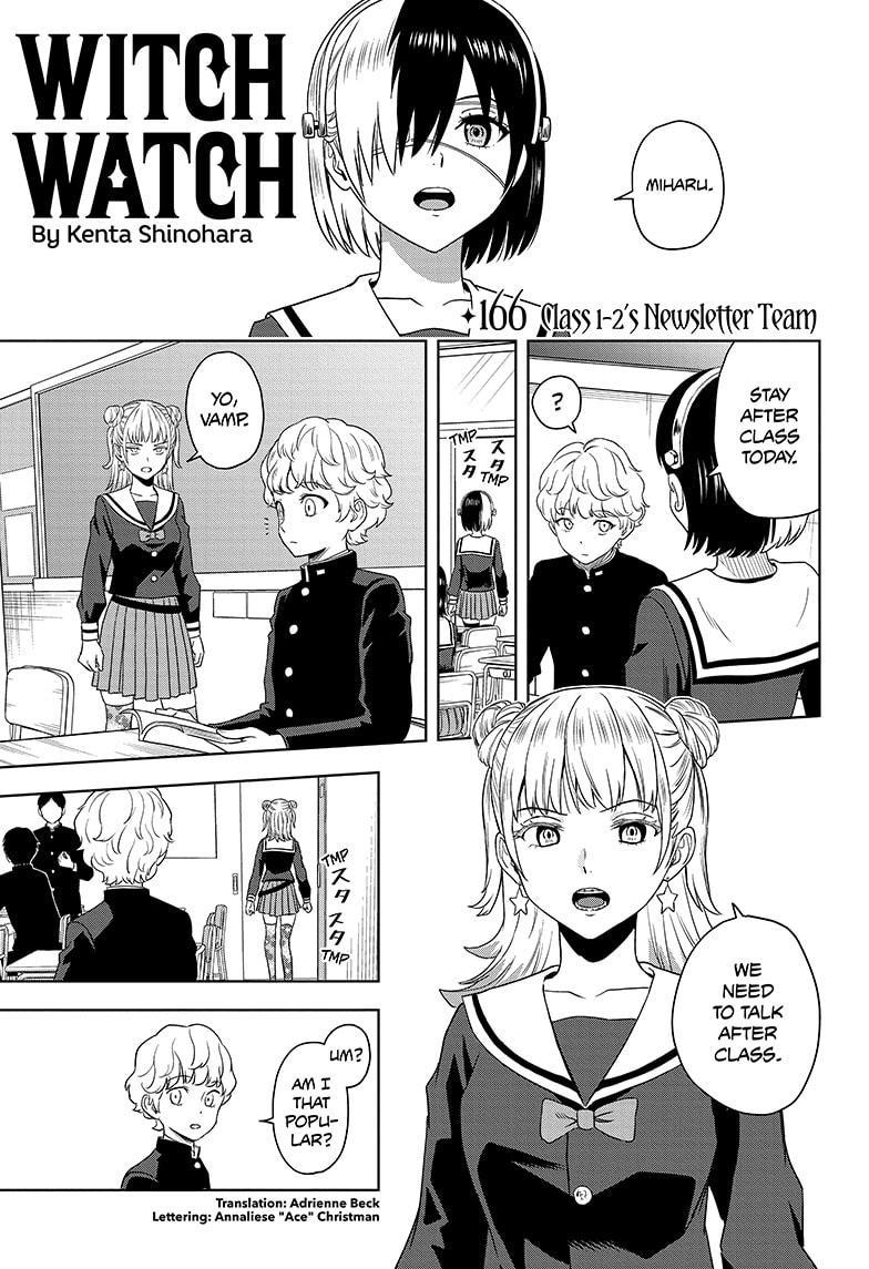 WITCH WATCH Chap 166 - Next Chap 167