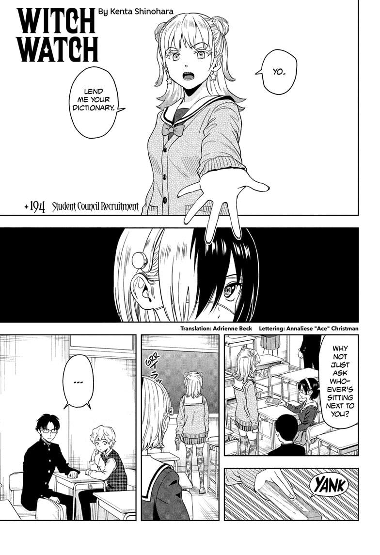 WITCH WATCH Chap 194 - Next Chap 195