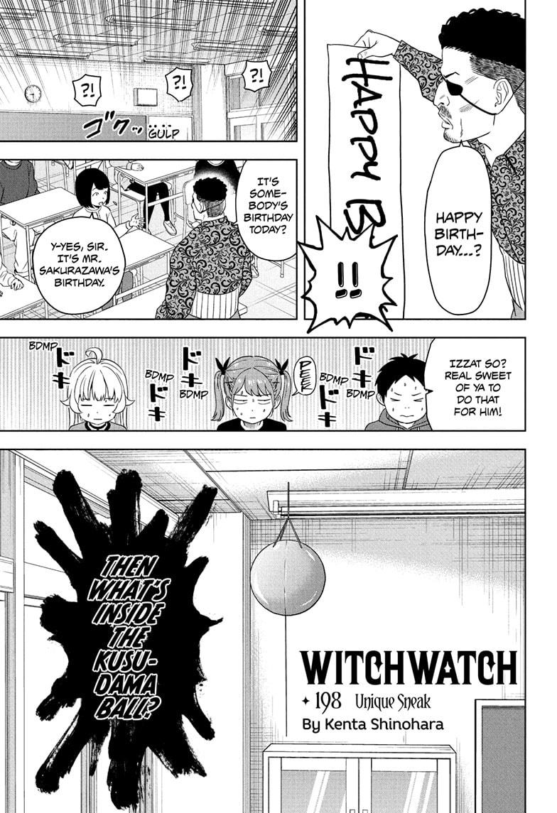 WITCH WATCH Chap 198 - Next Chap 199