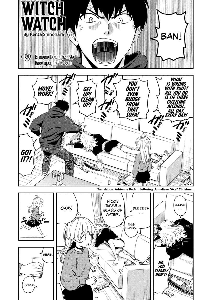 WITCH WATCH Chap 199 - Next Chap 200