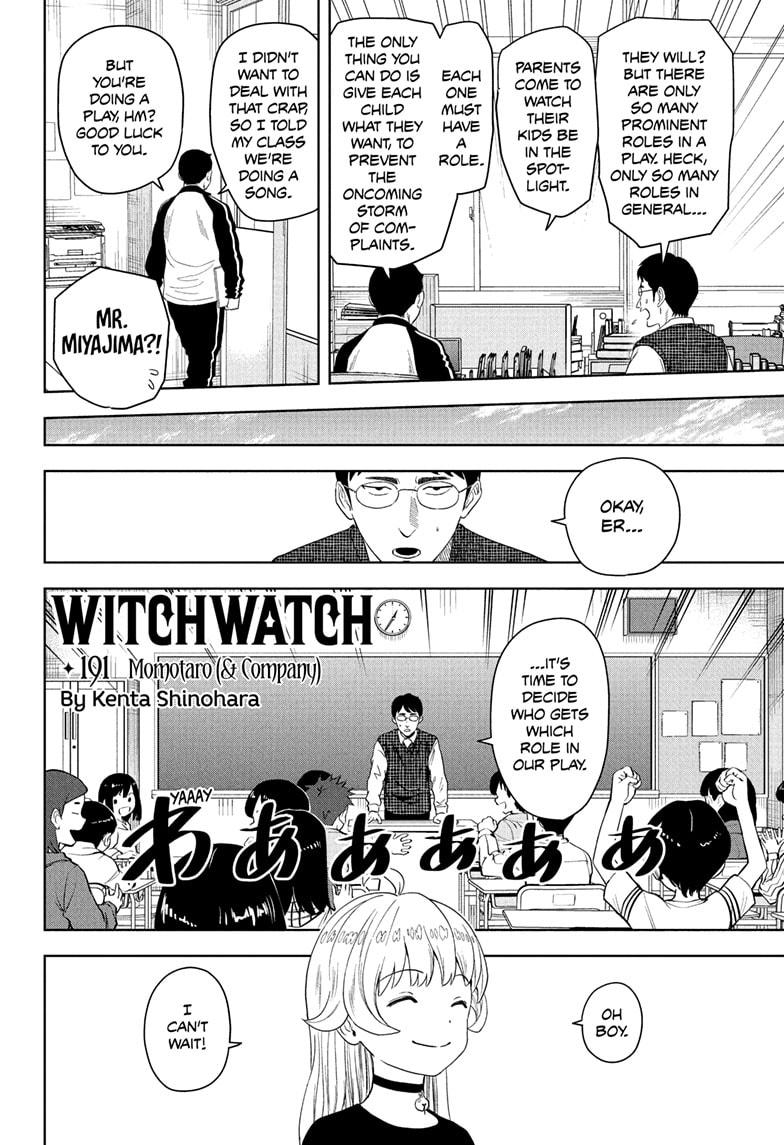 WITCH WATCH Chap 191 - Next Chap 192