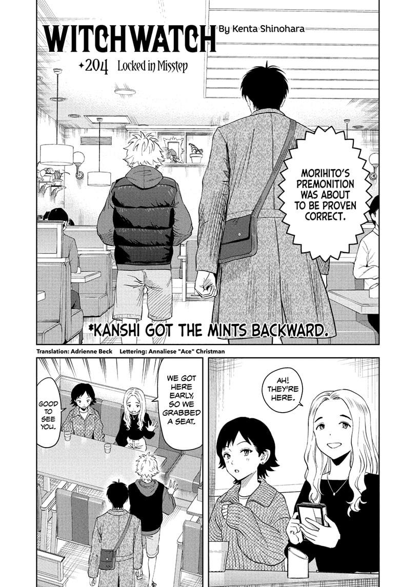WITCH WATCH Chap 204 - Next Chap 205