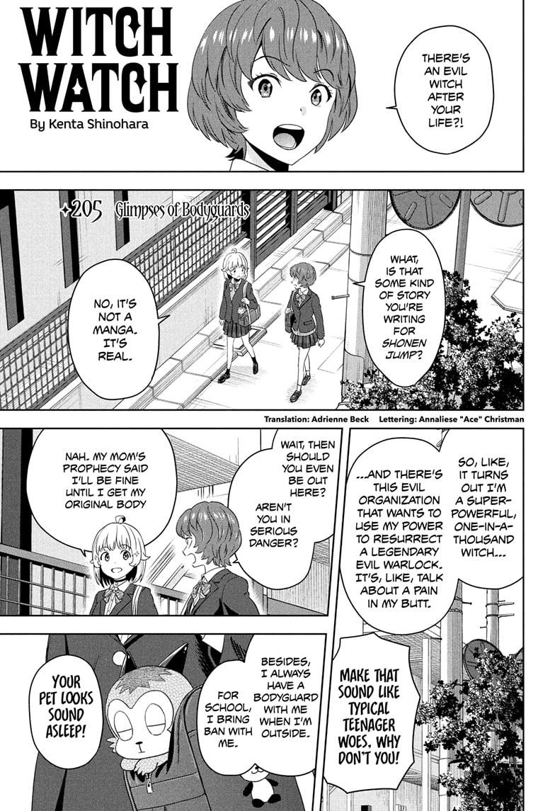 WITCH WATCH Chap 205 - Next Chap 206