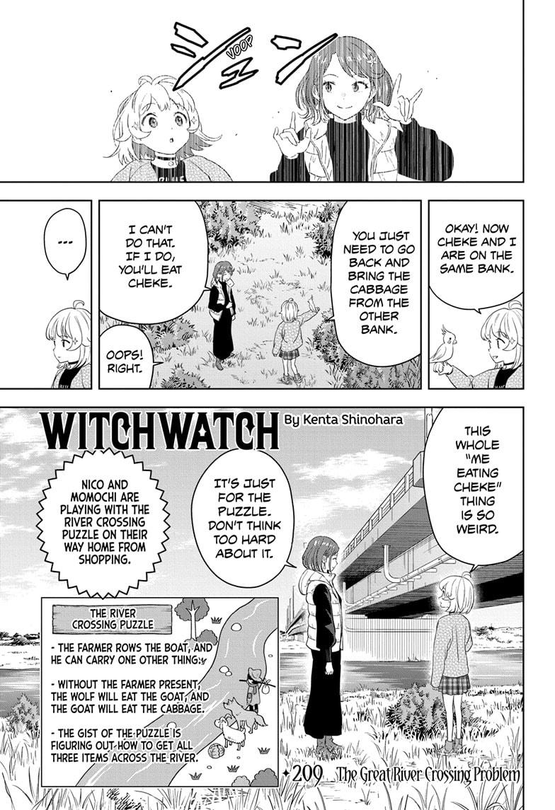 WITCH WATCH Chap 209 - Next Chap 210