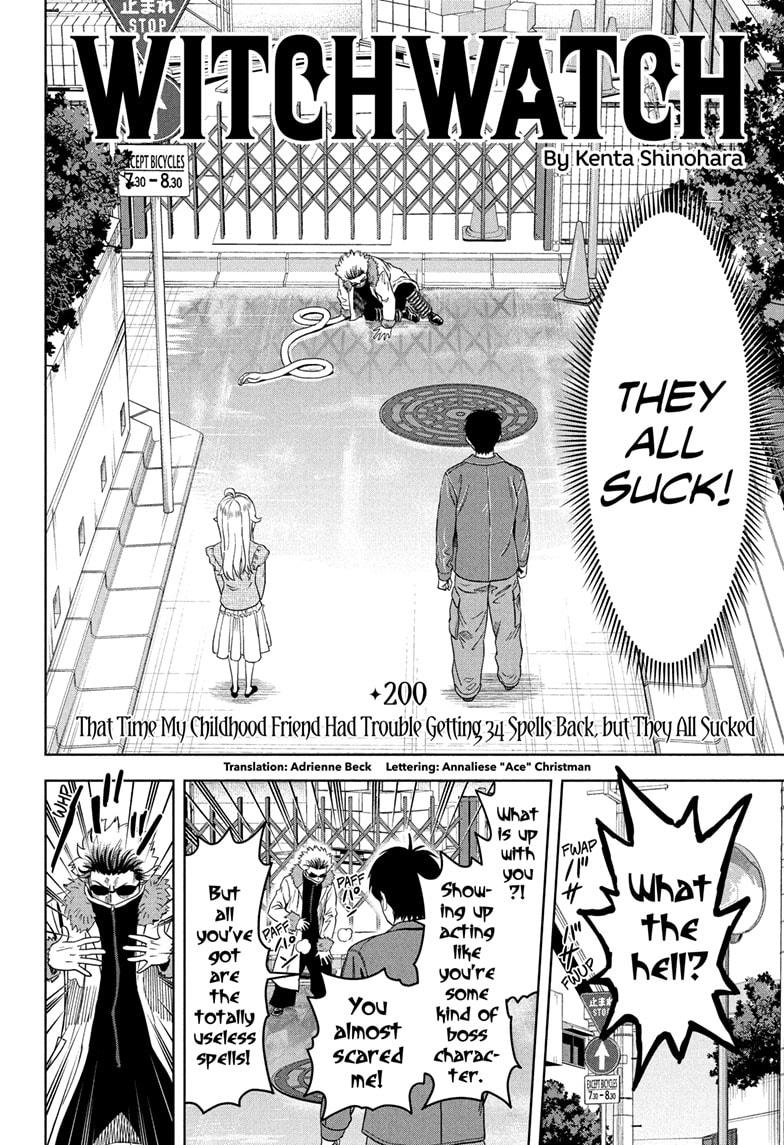 WITCH WATCH Chap 200 - Next Chap 201
