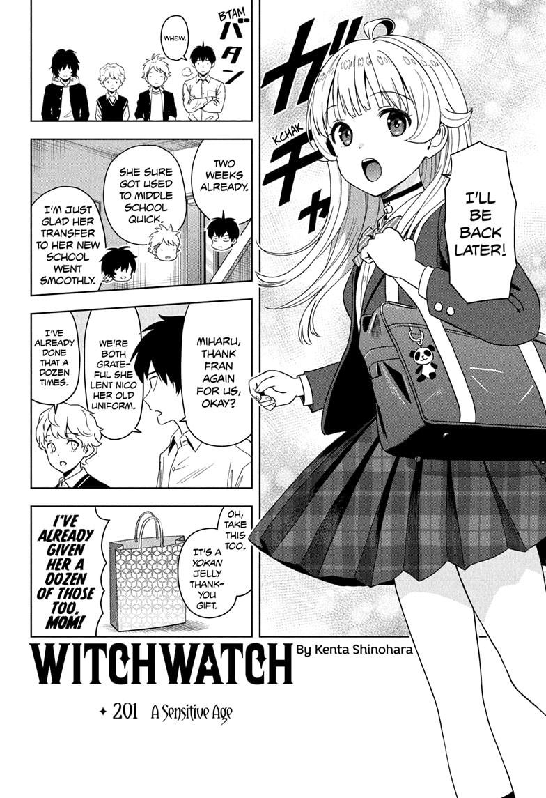 WITCH WATCH Chap 201 - Next Chap 202