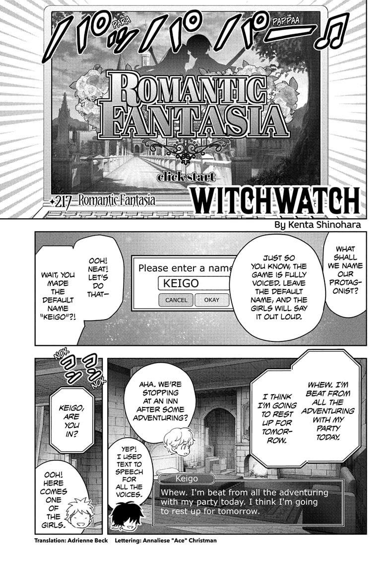 WITCH WATCH Chap 217 - Next Chap 218