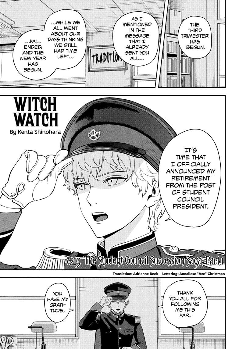 WITCH WATCH Chap 215 - Next Chap 216