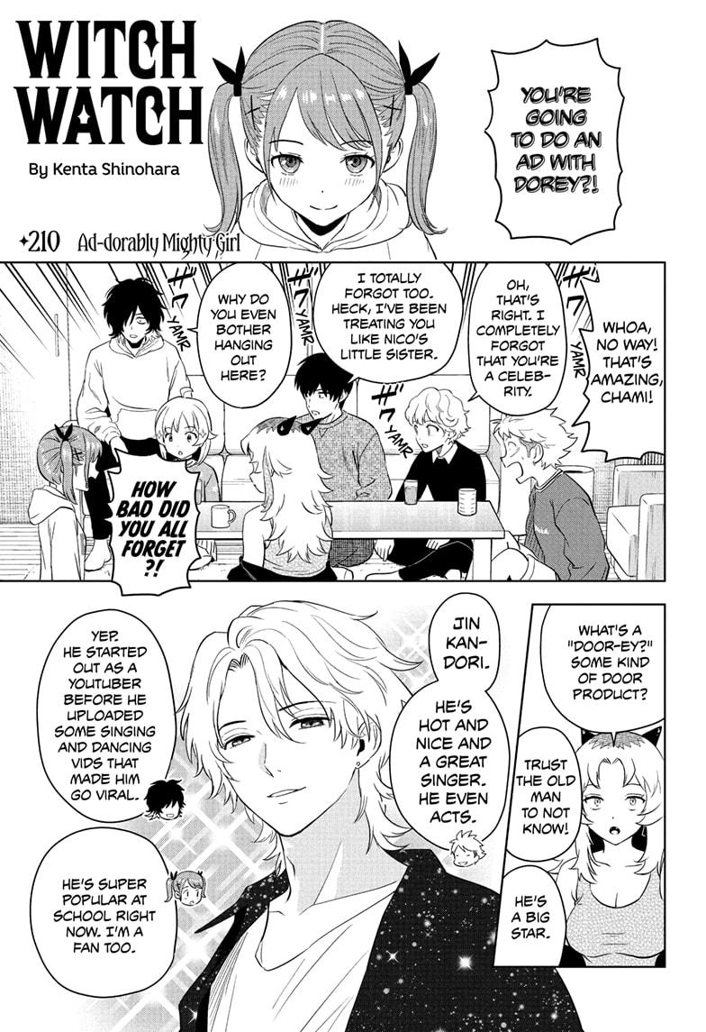 WITCH WATCH Chap 210 - Next Chap 211