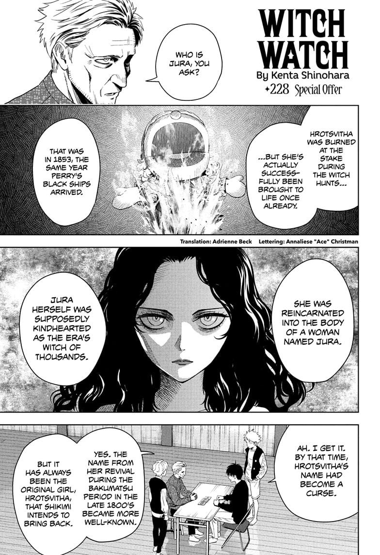 WITCH WATCH Chap 228 - Next Chap 229