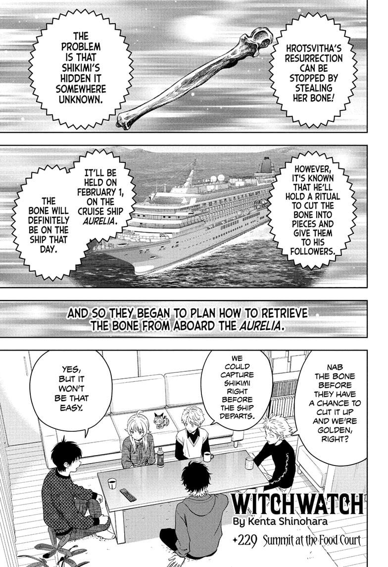 WITCH WATCH Chap 229 - Next Chap 230