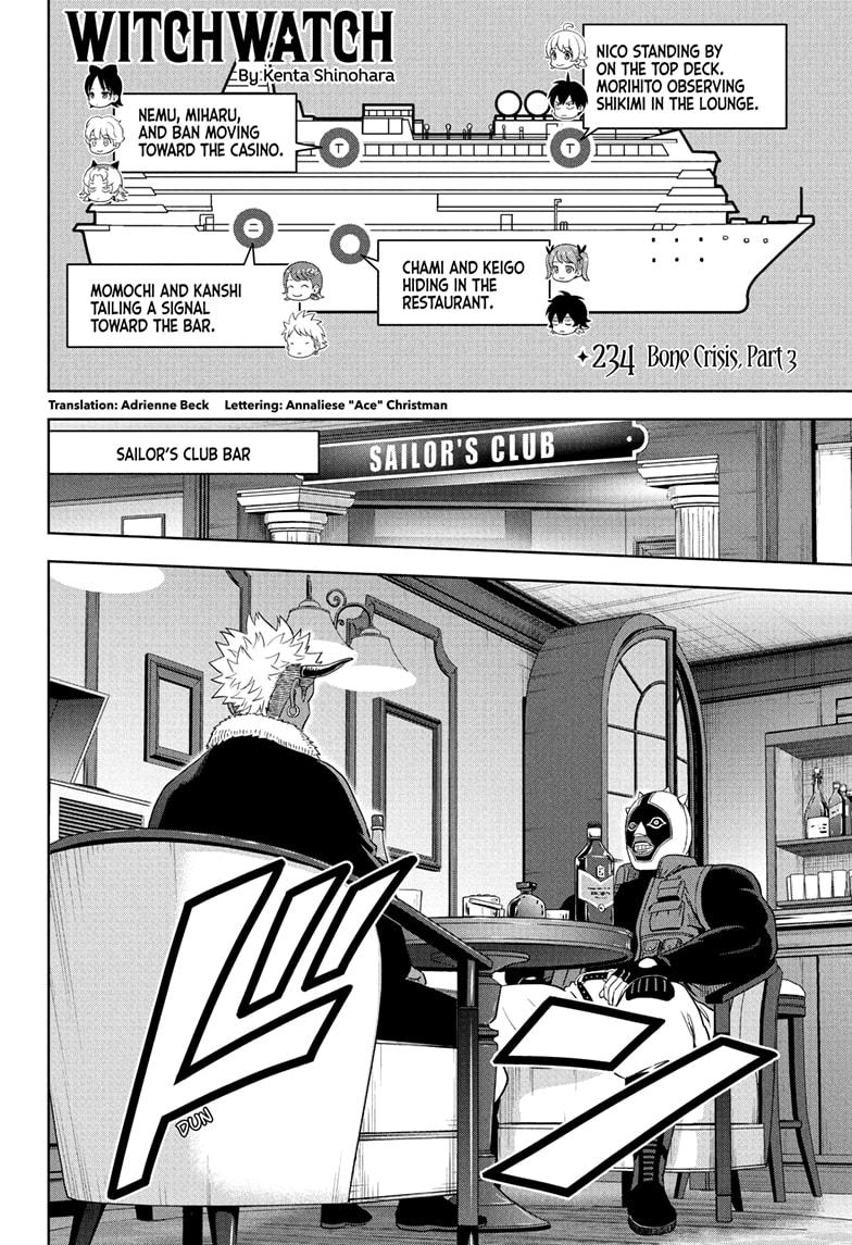 WITCH WATCH Chap 234 - Next Chap 235