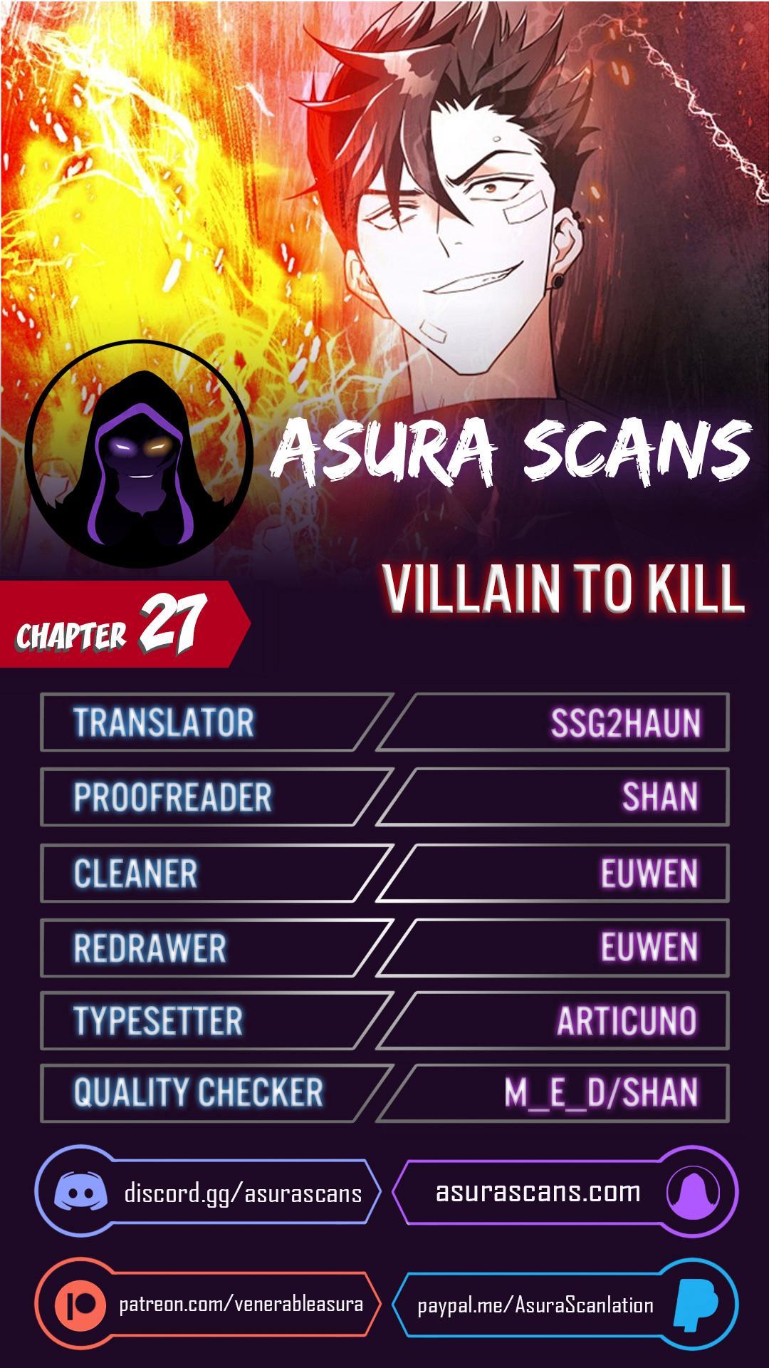 Villain To Kill Chap 27 - Next Chap 28