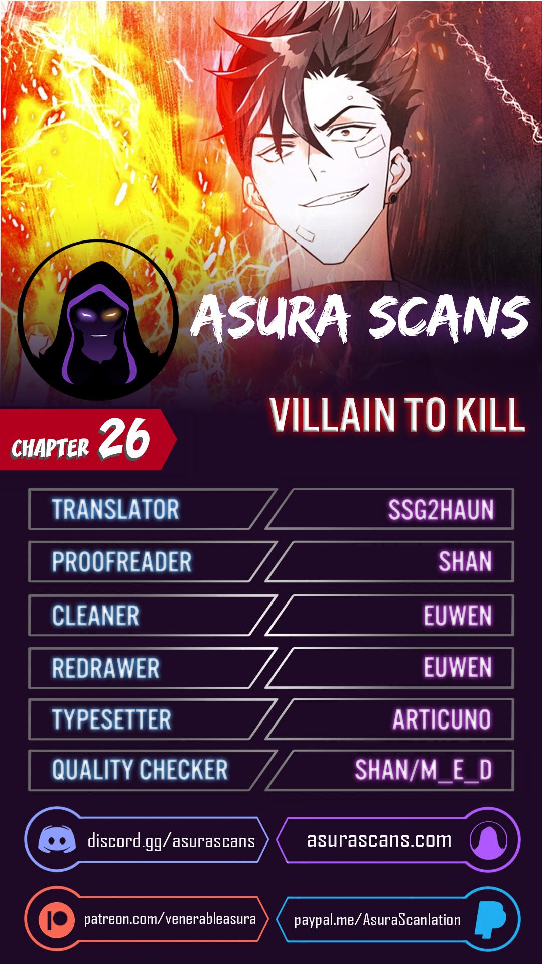 Villain To Kill Chap 26 - Next Chap 27