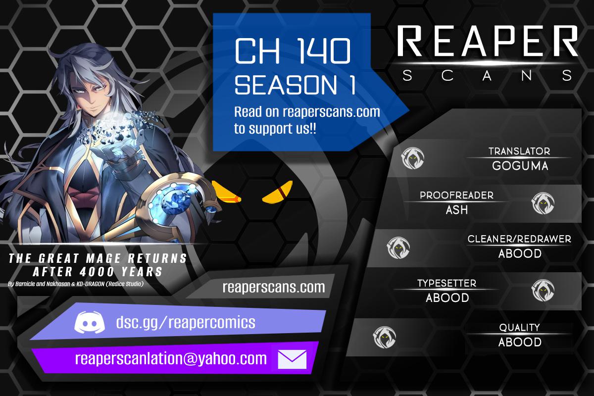The Great Mage Returns After 4000 Years Chap 140 - Next Chap 141