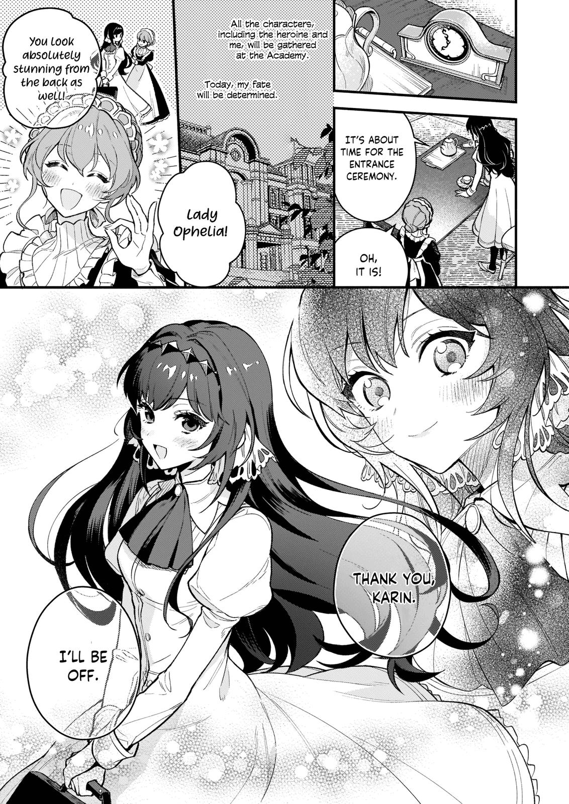 Akuyaku Reijou Route ga Nai nante, Dare ga Itta no? Chap 1 - Next Chap 2