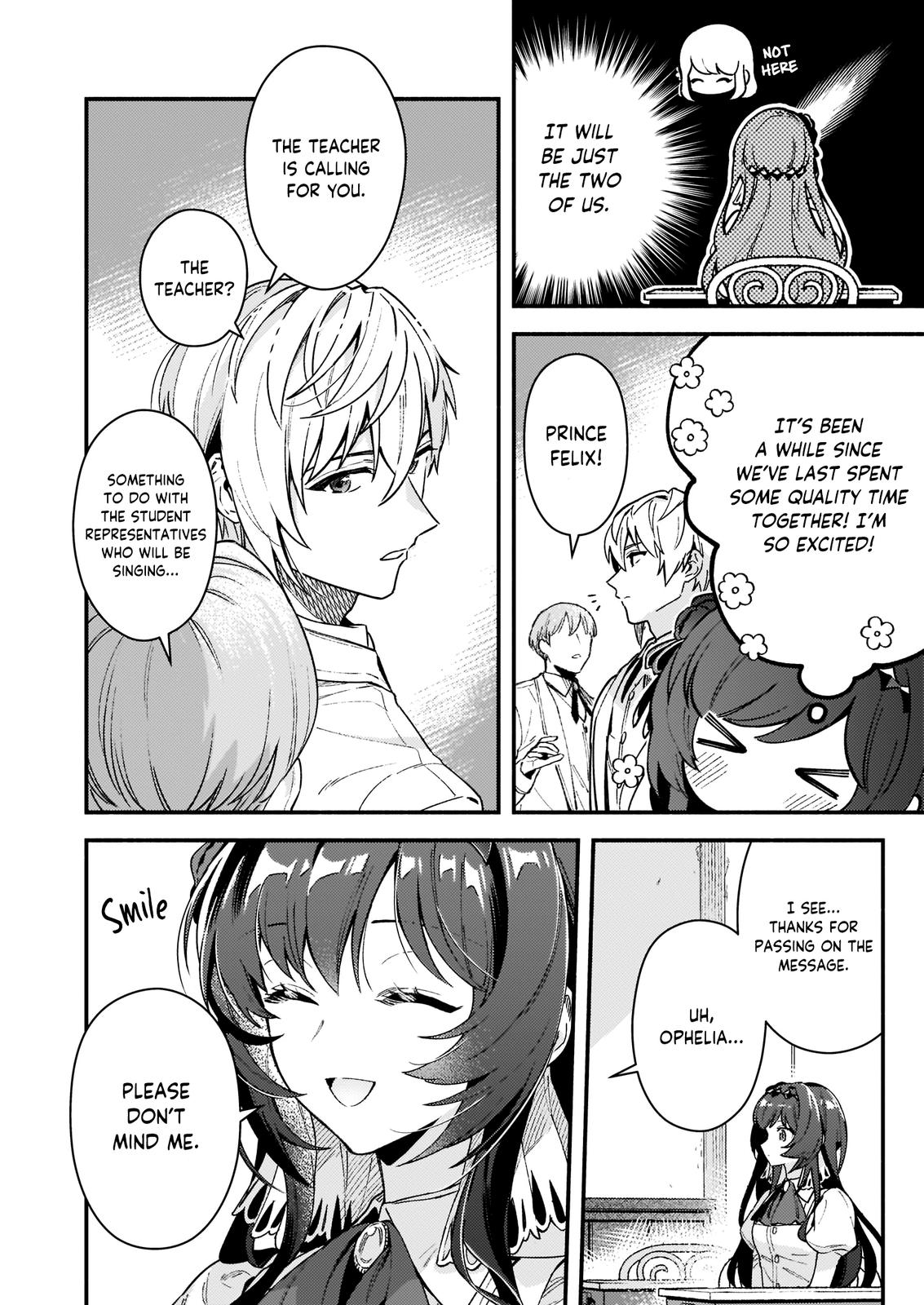 Akuyaku Reijou Route ga Nai nante, Dare ga Itta no? Chap 10.1 - Next Chap 11.1