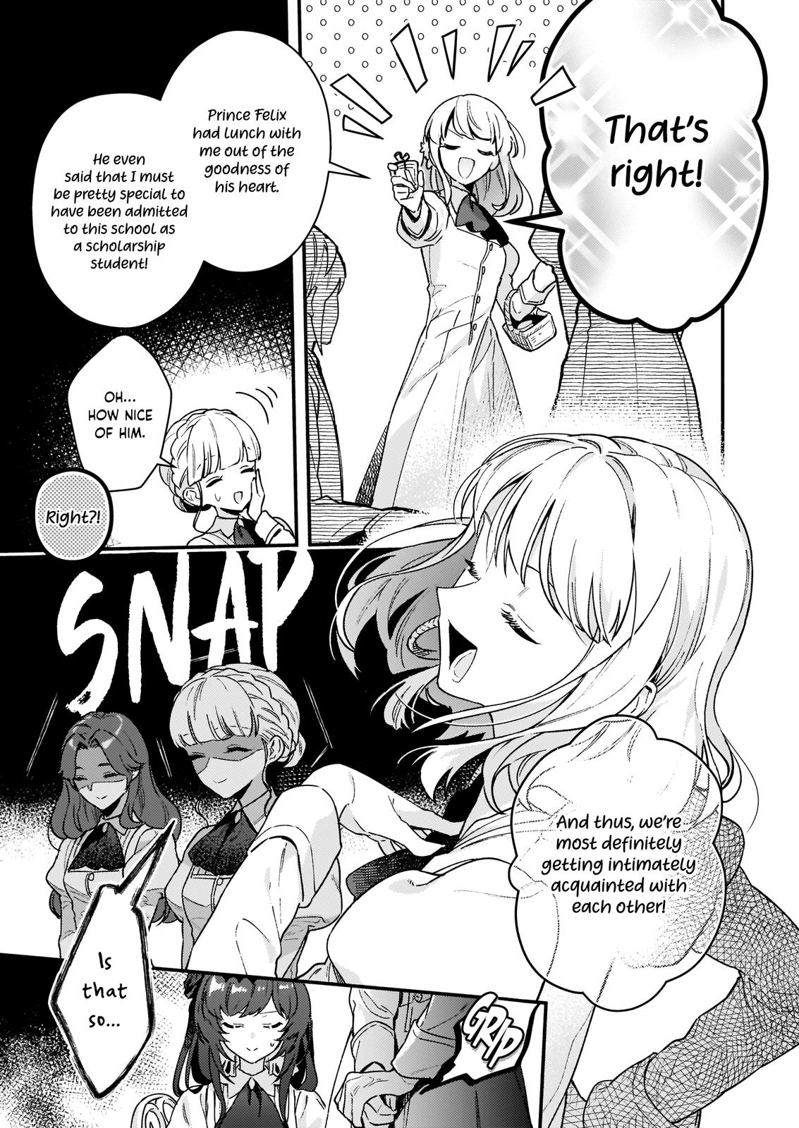 Akuyaku Reijou Route ga Nai nante, Dare ga Itta no? Chap 10.1 - Next Chap 11.1