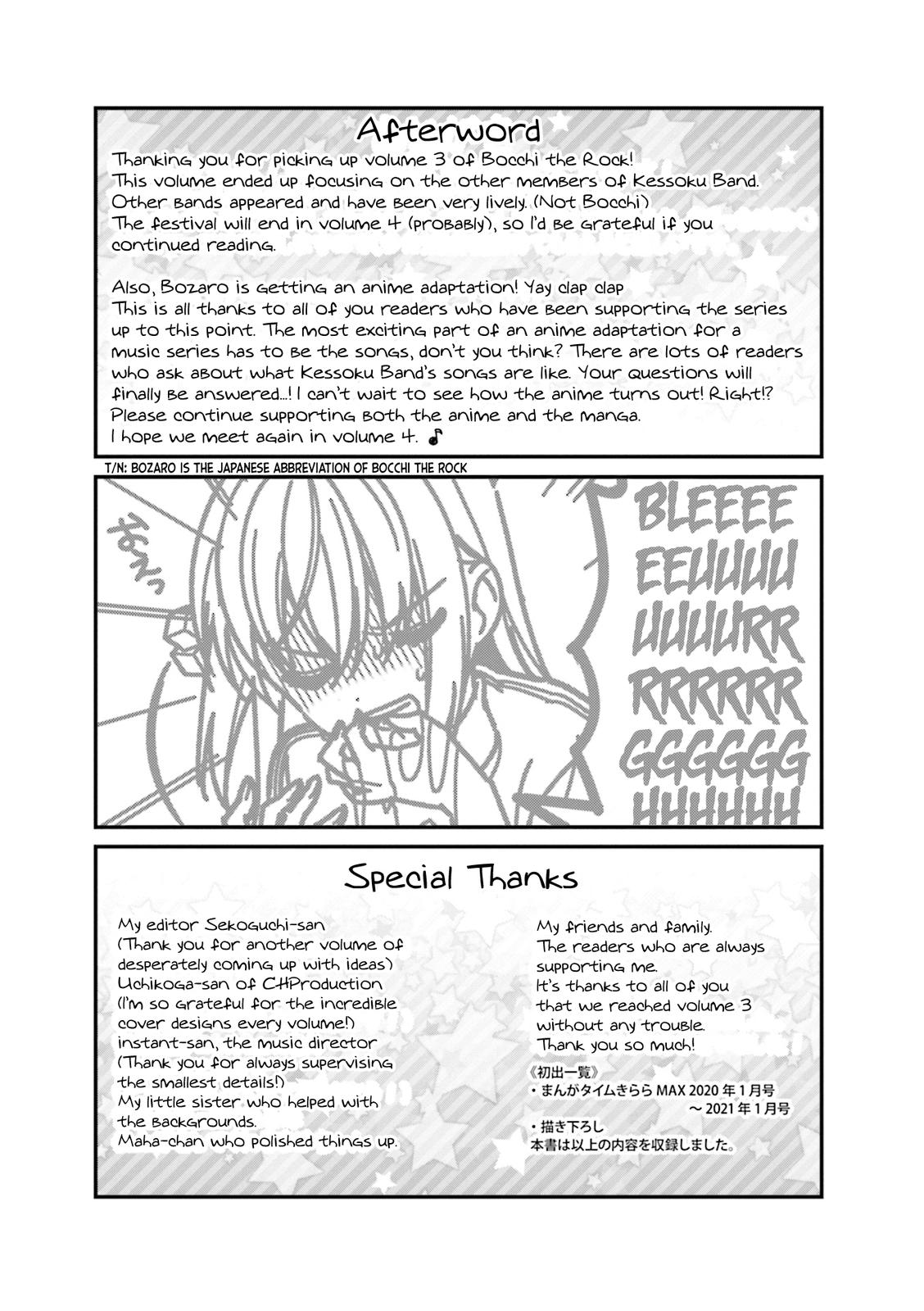 Bocchi the Rock! Chap 38 - Next Chap 39