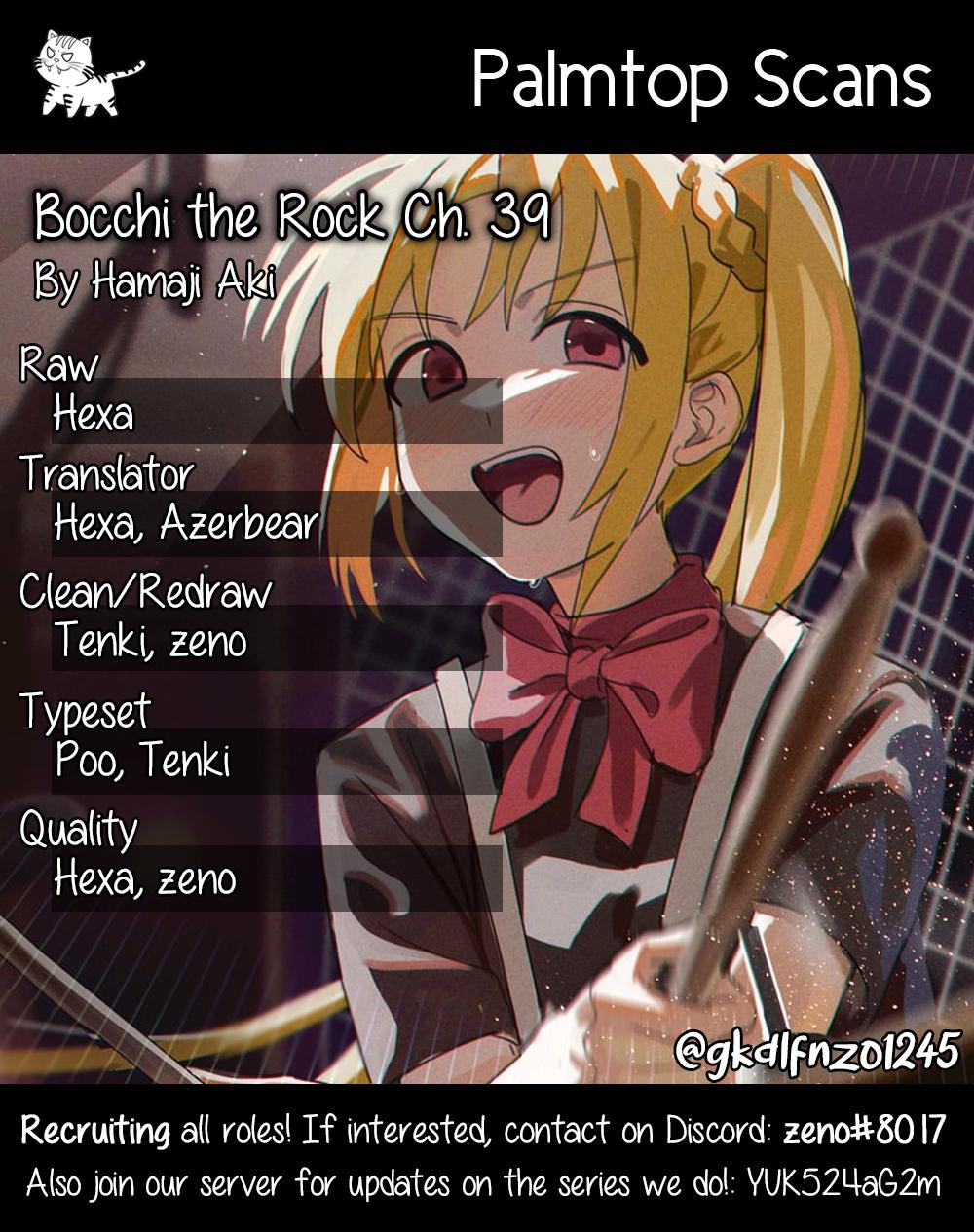 Bocchi the Rock! Chap 39 - Next Chap 40