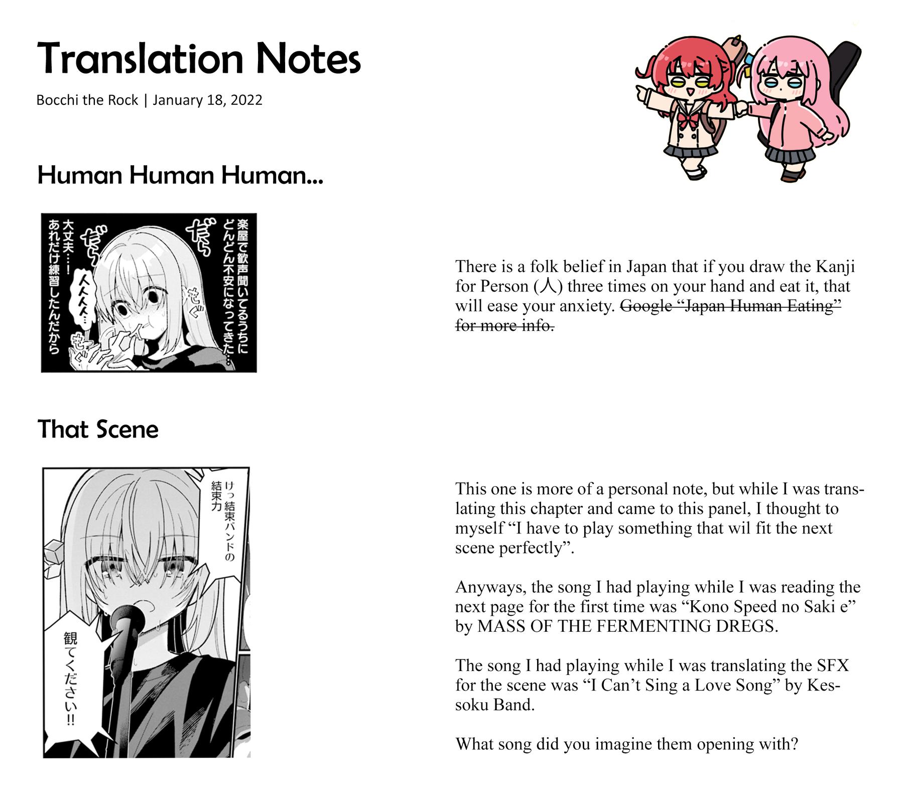 Bocchi the Rock! Chap 44 - Next Chap 45
