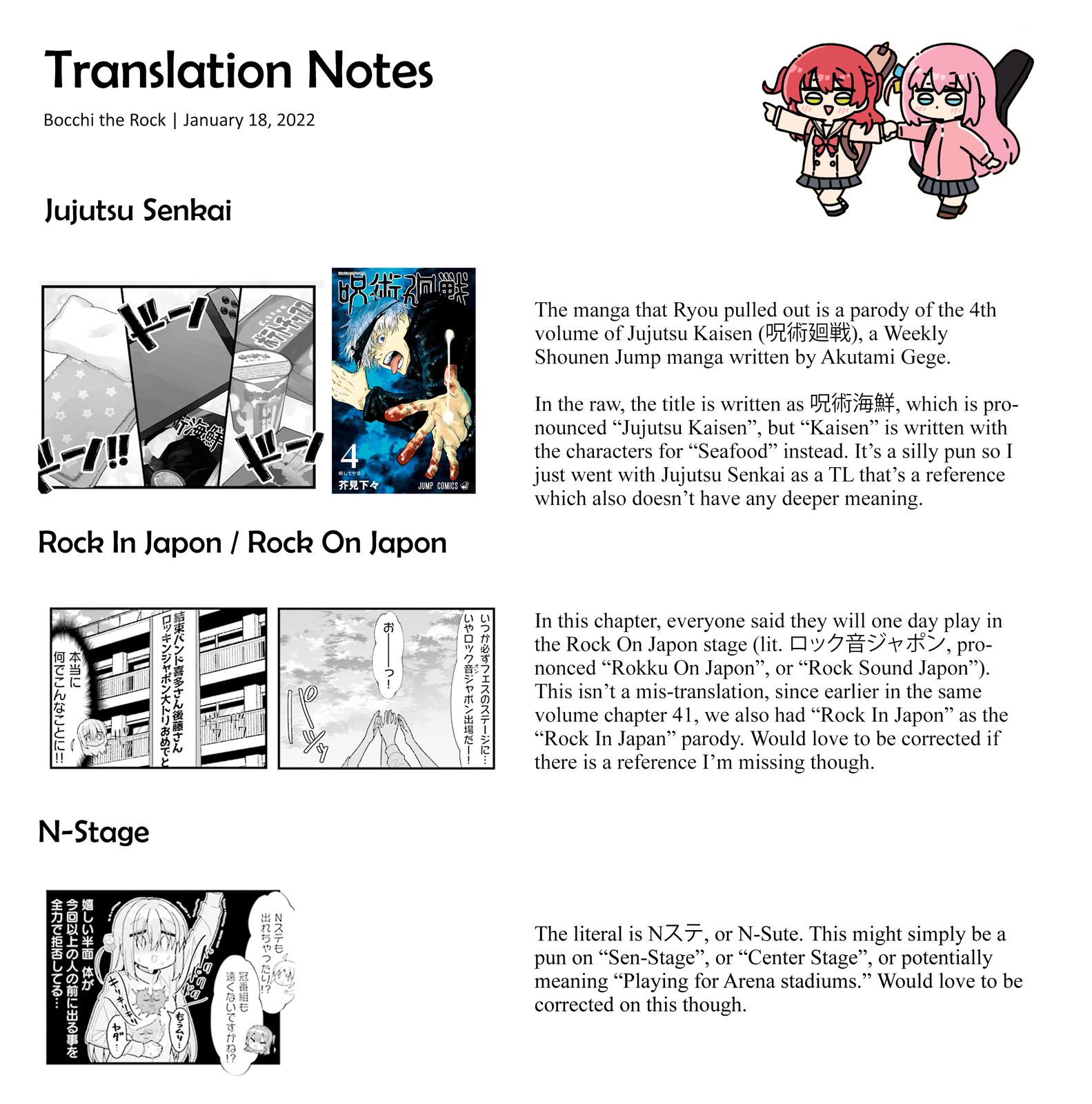 Bocchi the Rock! Chap 45 - Next Chap 46