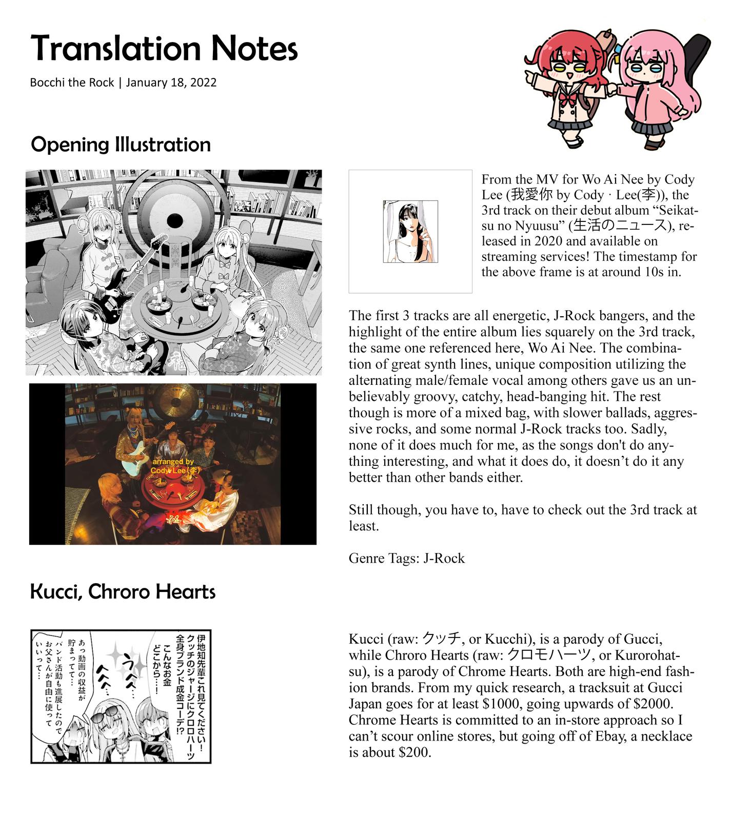 Bocchi the Rock! Chap 46 - Next Chap 47