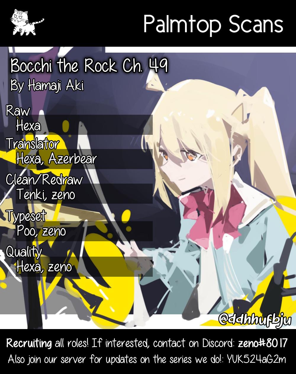 Bocchi the Rock! Chap 49 - Next Chap 50