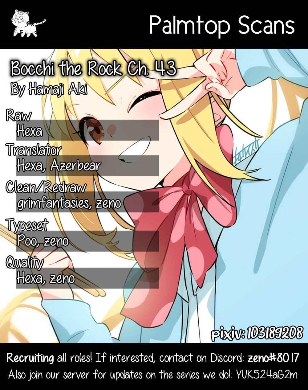 Bocchi the Rock! Chap 43 - Next Chap 44
