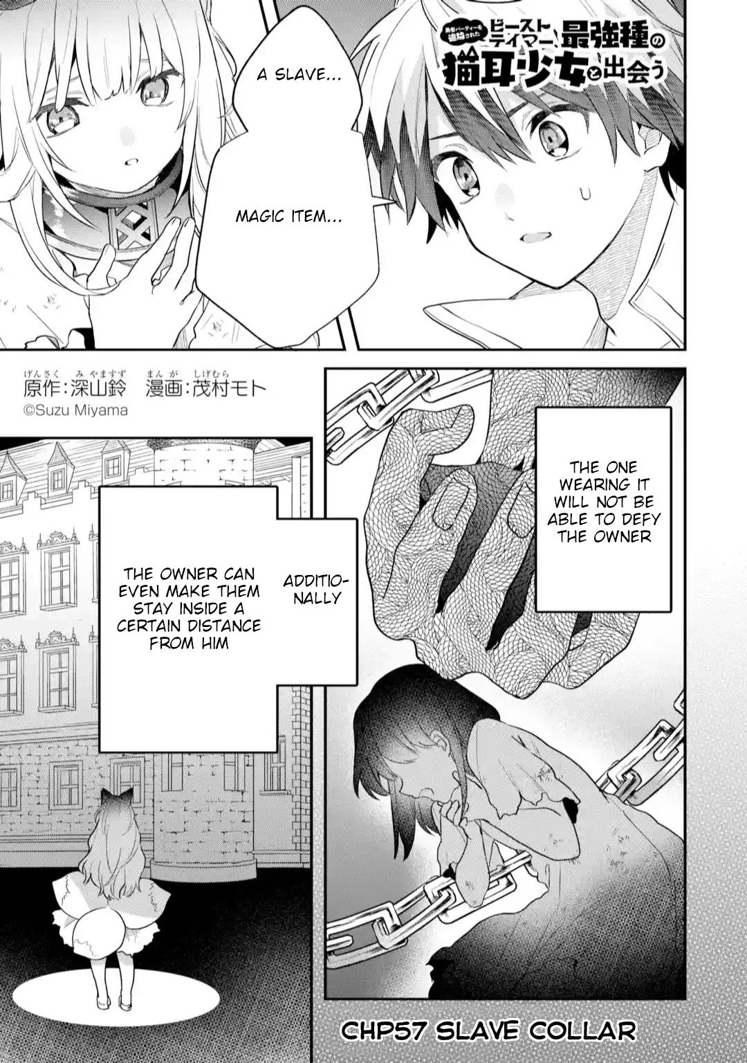 Yuusha Party wo Tsuihou sareta Beast Tamer, Saikyoushu no Nekomimi Shoujo to Deau Chap 57 - Next Chap 58