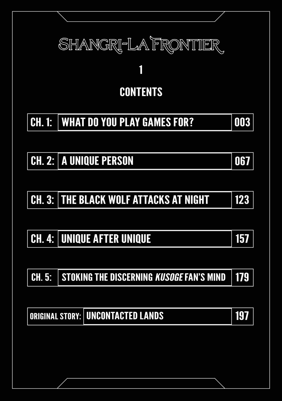 Shangri-La Frontier raw Chap 1 - Next Chap 2