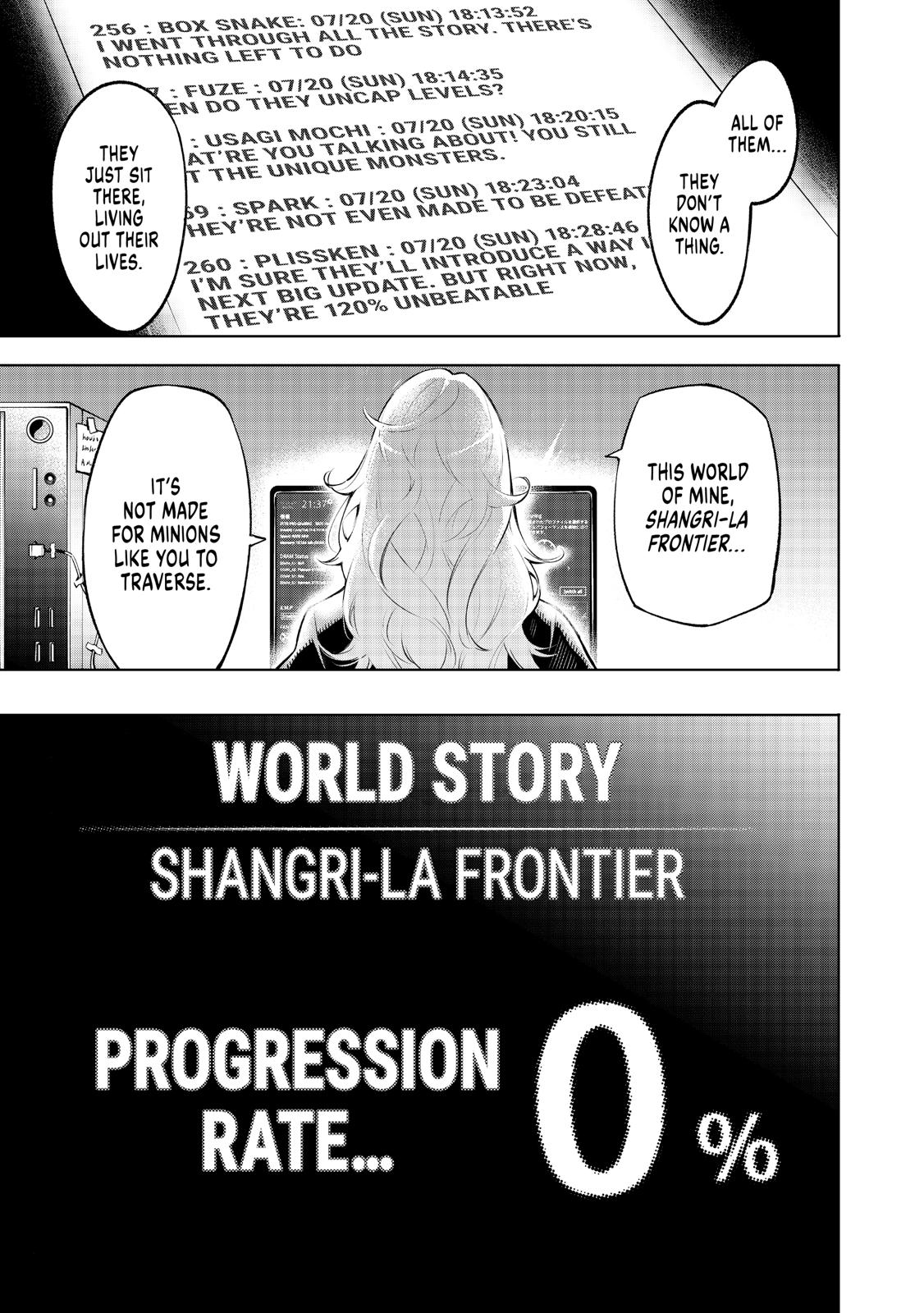 Shangri-La Frontier raw Chap 1 - Next Chap 2