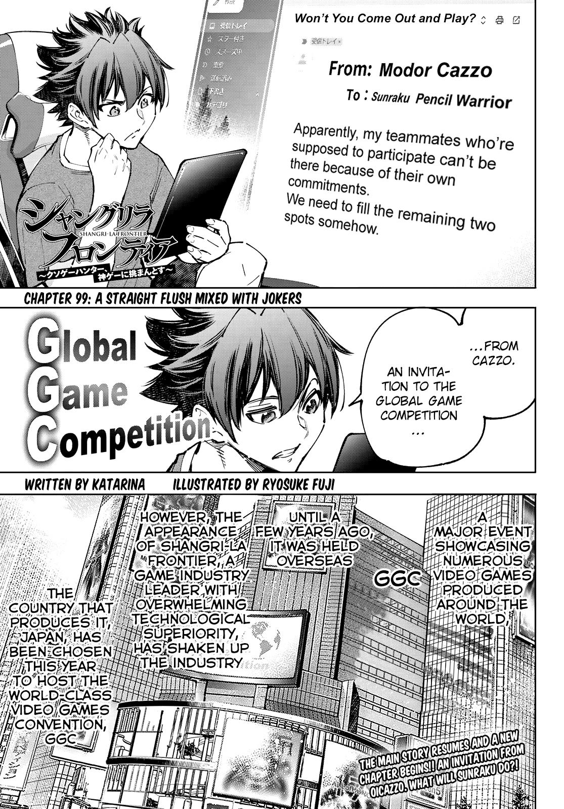 Shangri-La Frontier raw Chap 99 - Next Chap 100