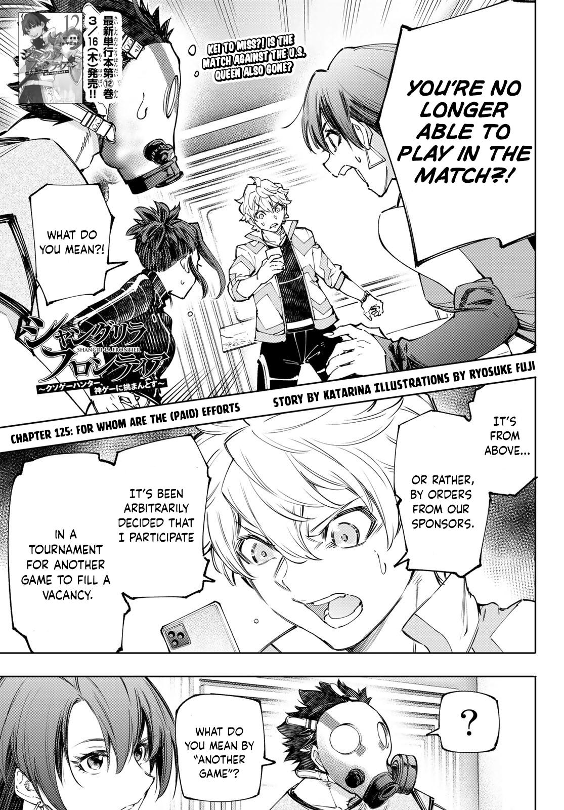 Shangri-La Frontier raw Chap 125 - Next Chap 126