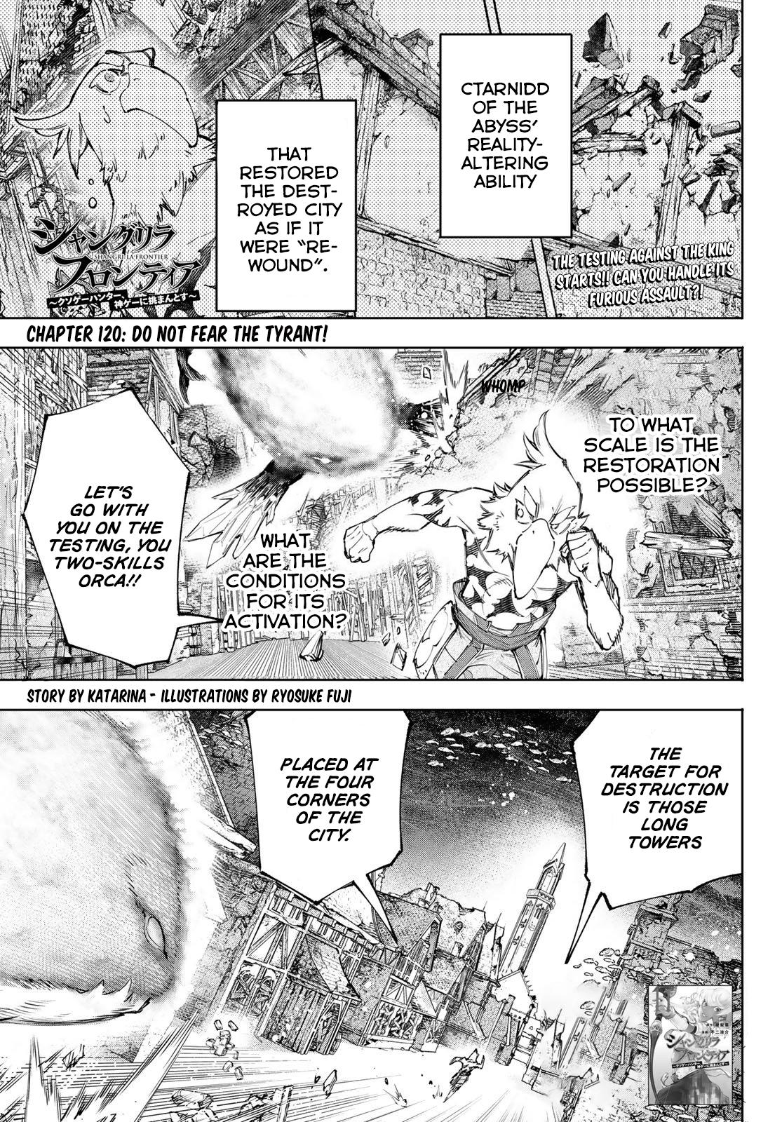 Shangri-La Frontier raw Chap 120 - Next Chap 121