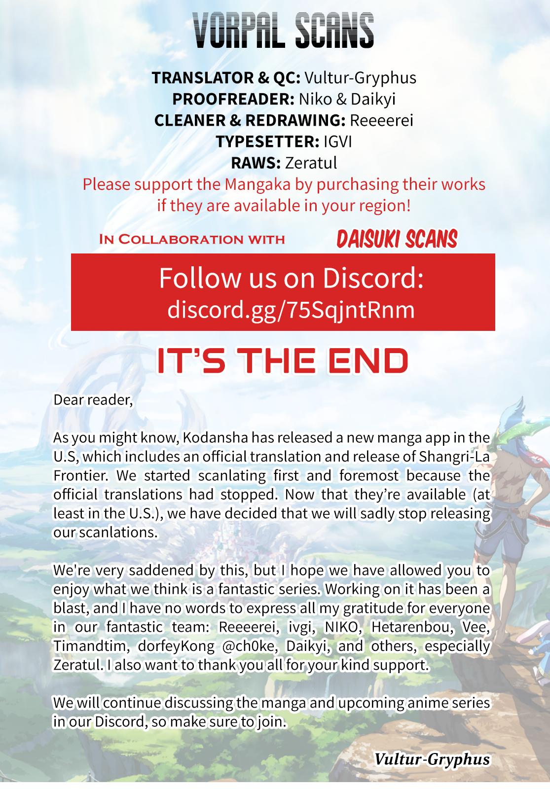 Shangri-La Frontier Chap 132 - Next Chap 133