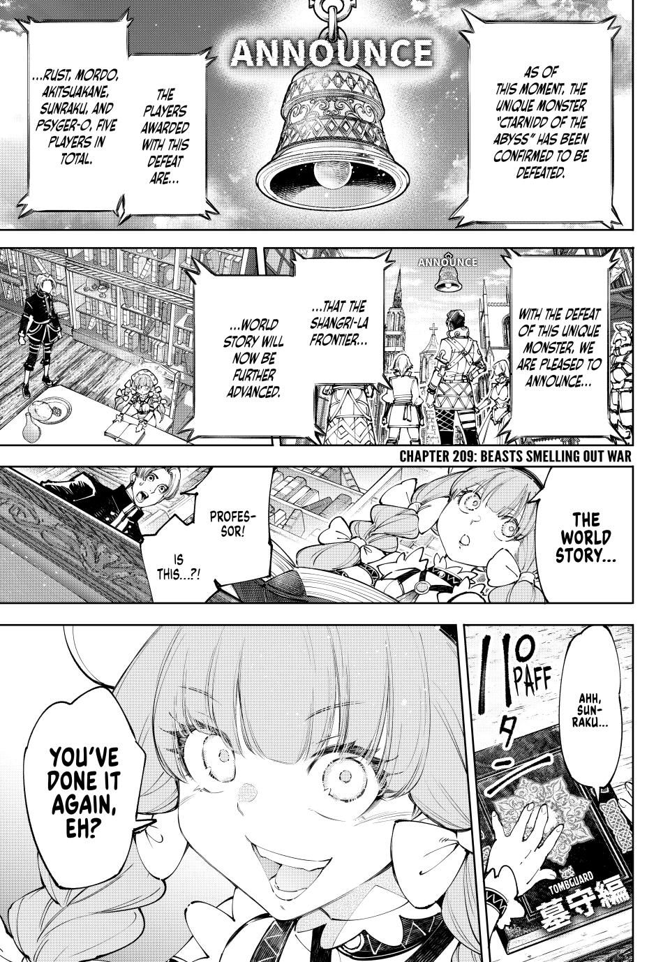 Shangri-La Frontier raw Chap 209 - Next Chap 210