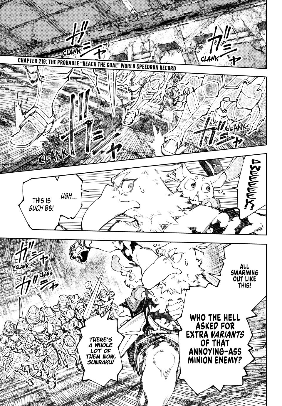 Shangri-La Frontier Chap 219 - Next Chap 220