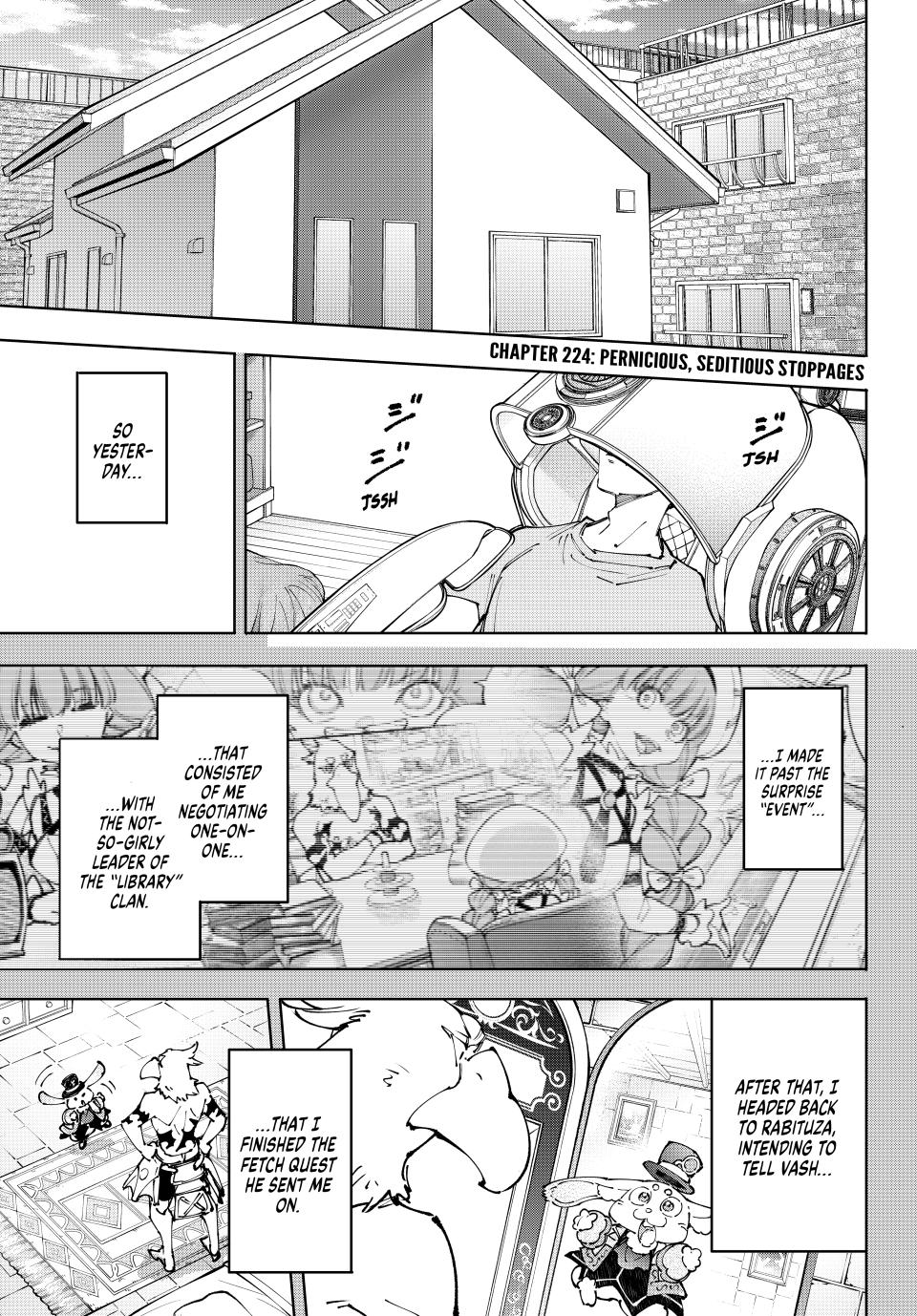 Shangri-La Frontier raw Chap 224 - Next Chap 225