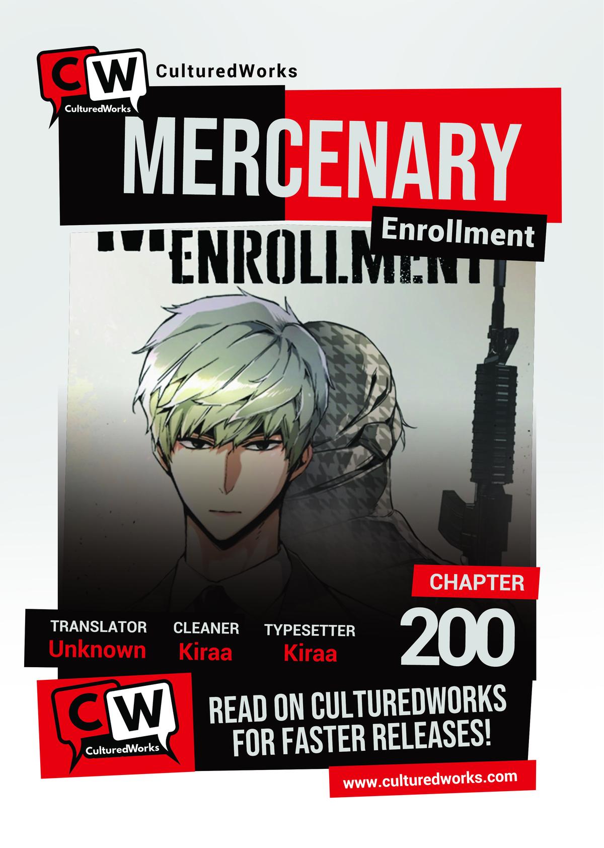 Mercenary Enrollment Chap 200 - Next Chap 201