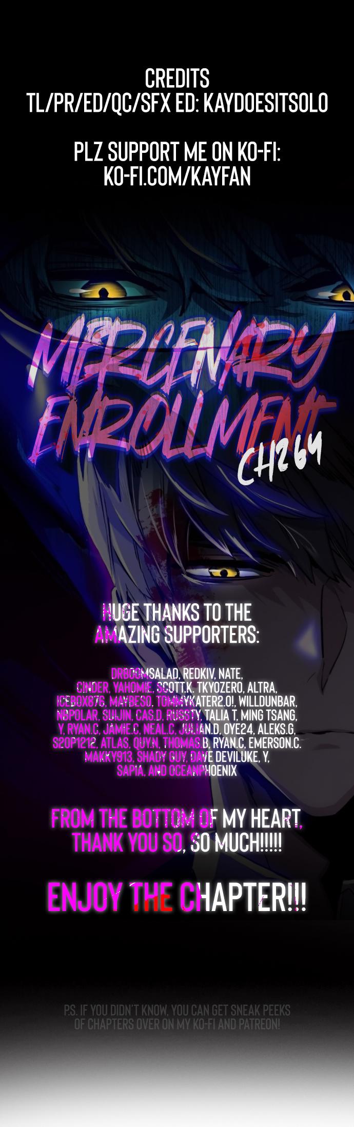 Mercenary Enrollment Chap 264 - Next Chap 265