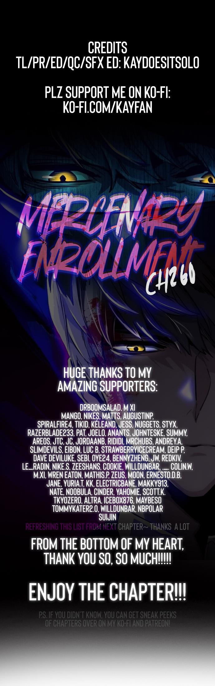 Mercenary Enrollment Chap 260 - Next Chap 261