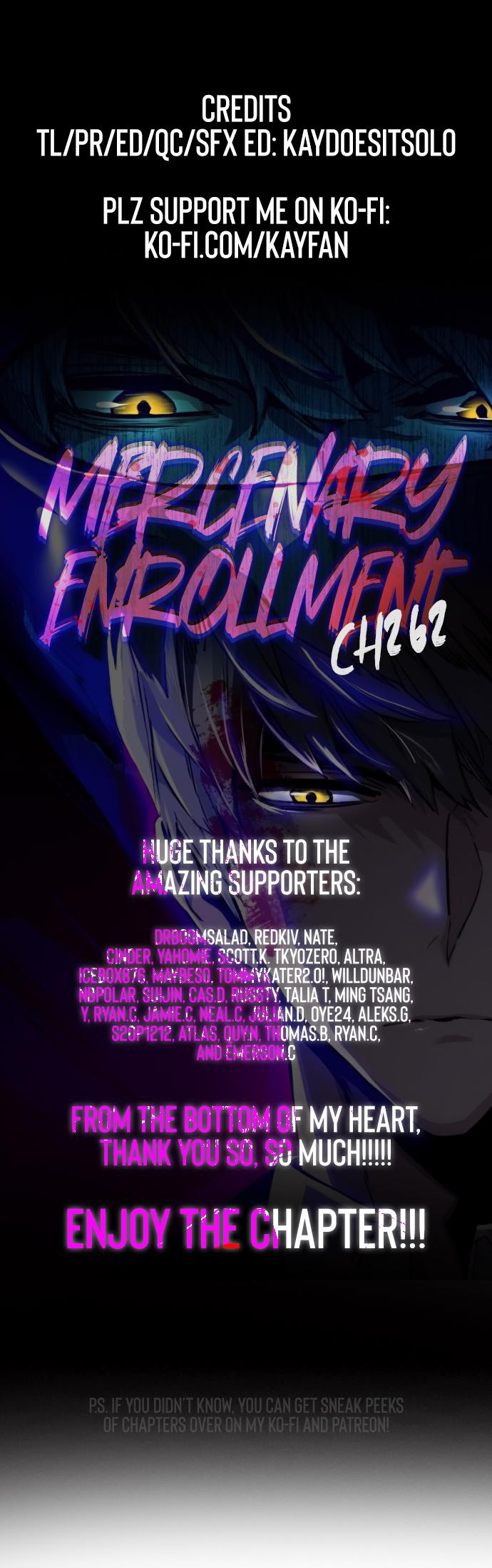 Mercenary Enrollment Chap 262 - Next Chap 263