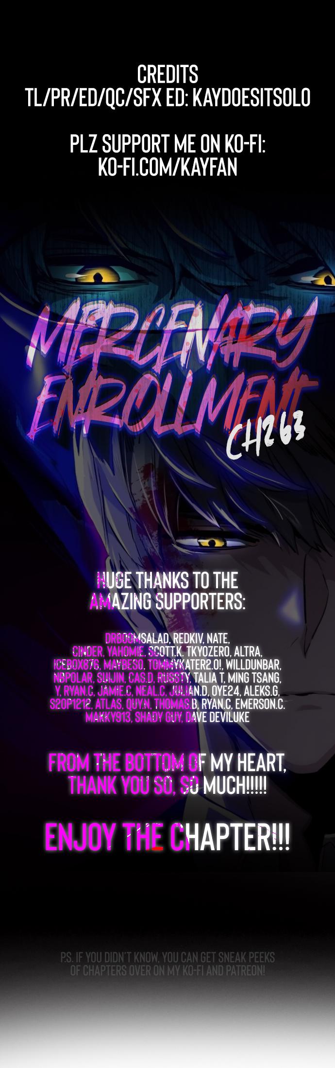 Mercenary Enrollment Chap 263 - Next Chap 264