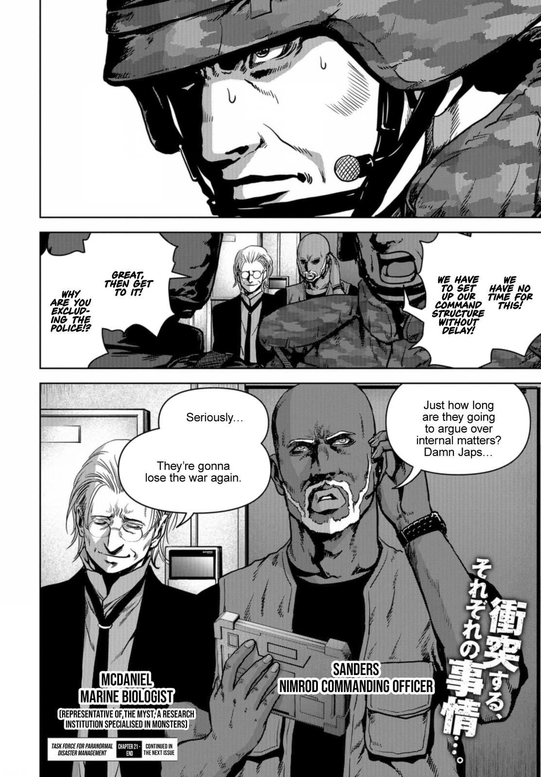 Kaijuu Jieitai Chap 21 - Next Chap 22