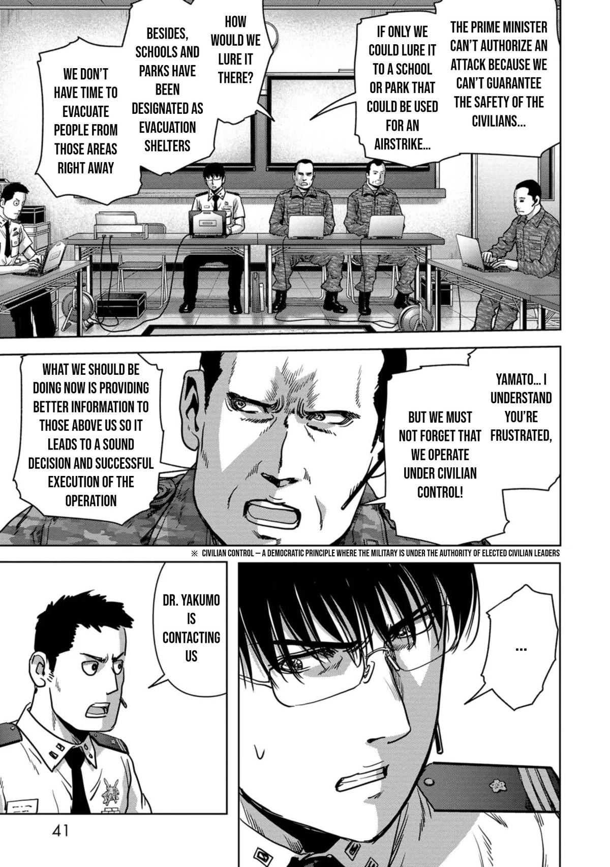 Kaijuu Jieitai Chap 34 - Next Chap 35