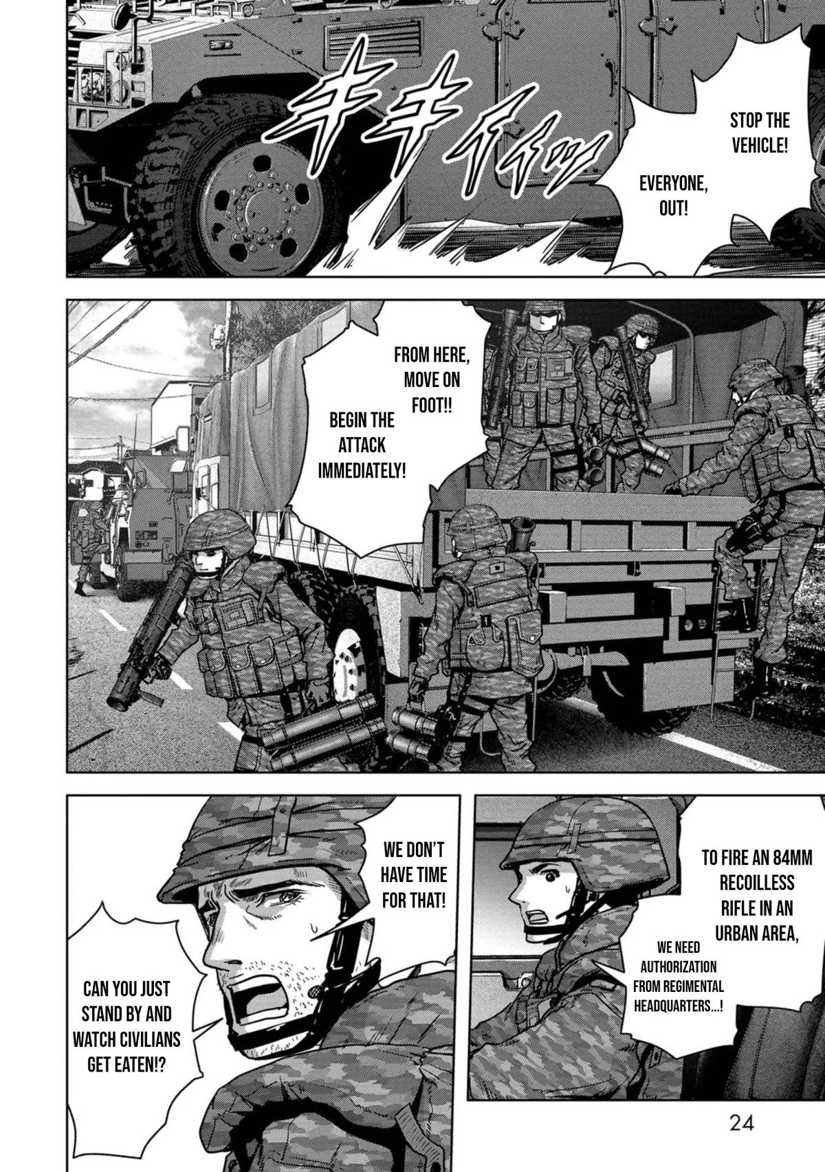 Kaijuu Jieitai Chap 34 - Next Chap 35