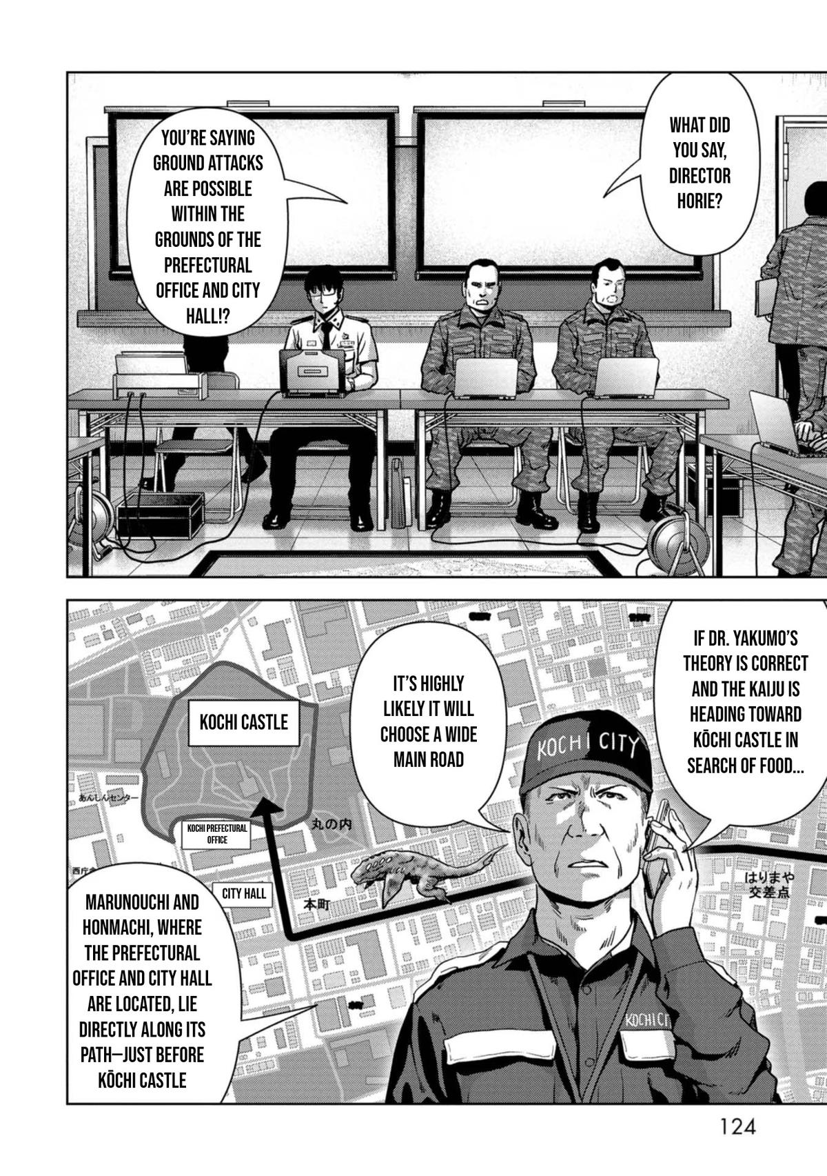 Kaijuu Jieitai Chap 35 - Next Chap 36